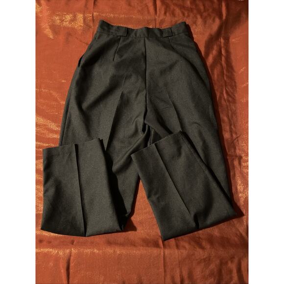 ATRIUM COLLECTION Women's Size 12 Gray High-Waisted Pleated Trousers Pants - Picture 4 of 4